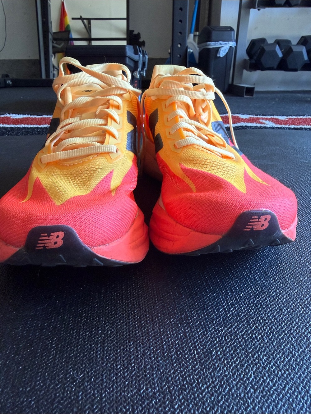 New Balance Women's FuelCell SuperComp Running Shoes - Yellow & Pink - Picture 5 of 5